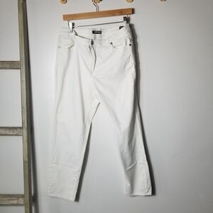 BUFFALO WOMEN'S WHITE ANKLE SKINNY JEANS SIZE 12